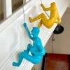 Darthome Limited Set Of 2 Coloured Hanging Abseiling Men Figures