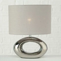 Darthome Limited Chrome Oval Table Lamp