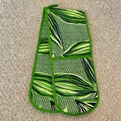 Darthome Limited Ulster Weavers Geo Leaves Double Oven Glove