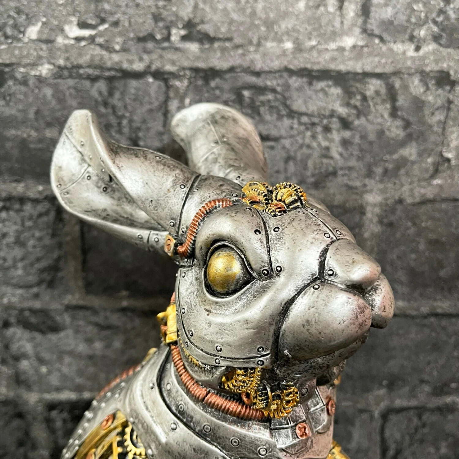 Darthome Limited Silver Steampunk Rabbit Ornament 2 Darthome Limited Silver Steampunk Rabbit Ornament - Image 2