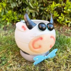 Darthome Limited Small White Cow Plant Pot -Decor Garden Shop 130 dd461eee 2768 422d acec c9df88bb1b2d
