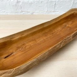 Darthome Limited Teak Root Wood Long Boat Bowl 60cm 8 Darthome Limited Teak Root Wood Long Boat Bowl 60cm -Decor Garden Shop 13 30112bef 593a 49d4 946b 6b6cc644653d
