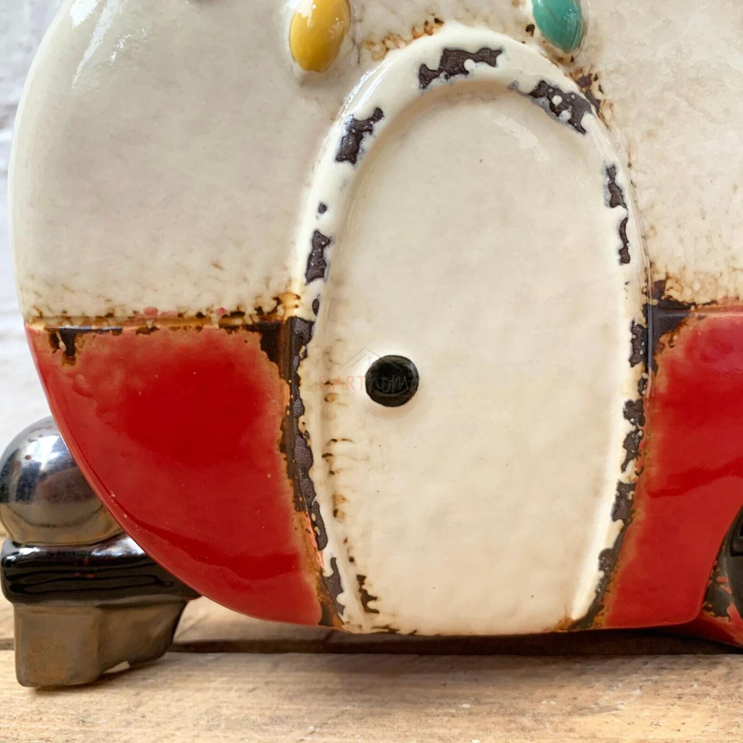 Darthome Limited Ceramic Red Caravan Planter 5 Darthome Limited Ceramic Red Caravan Planter - Image 5