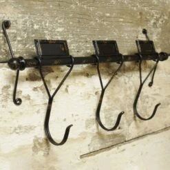 Darthome Limited Industrial Black Triple Wall Hooks