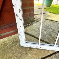 Darthome Limited Distressed White Arched Garden Mirror 7 Darthome Limited Distressed White Arched Garden Mirror -Decor Garden Shop 154 1