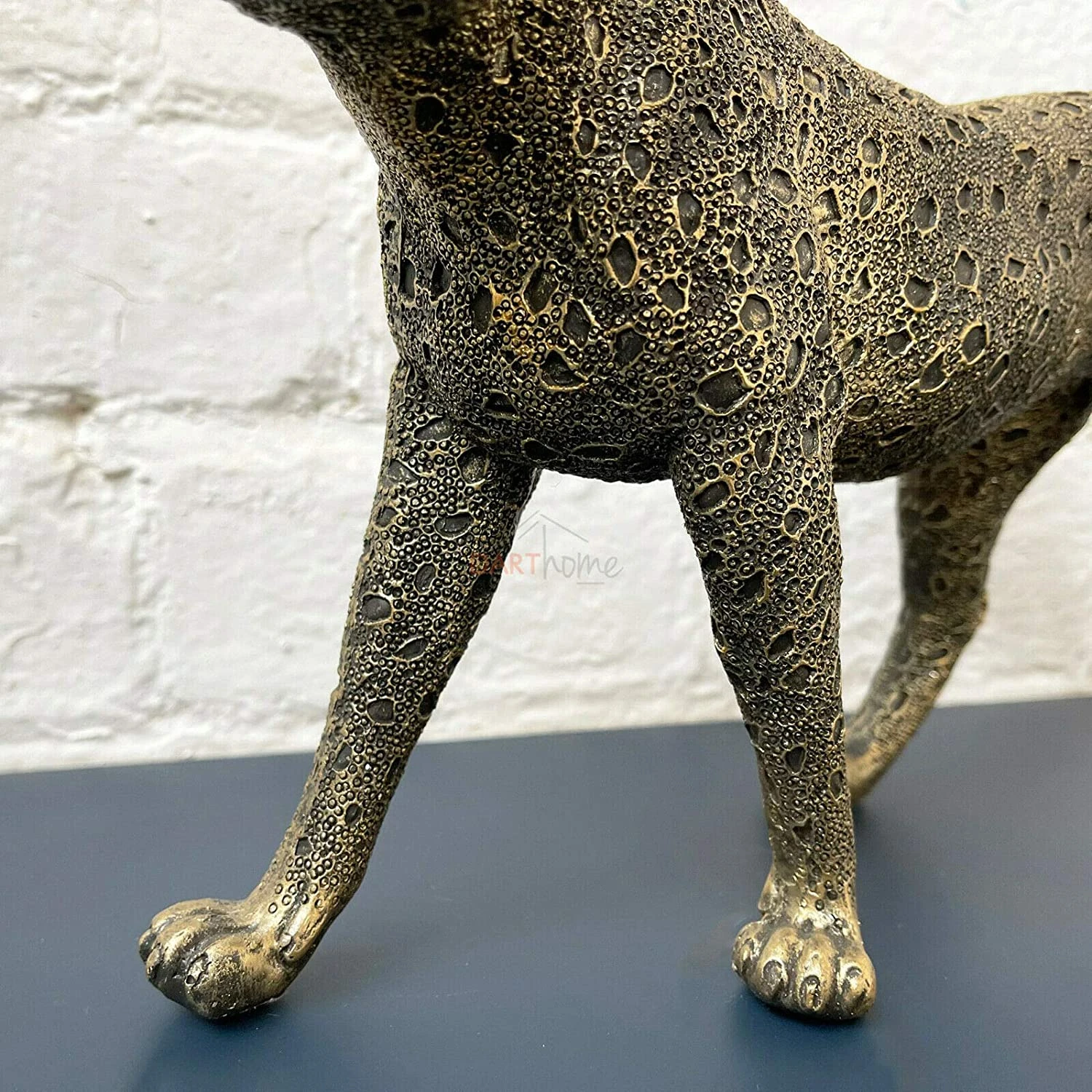 Darthome Limited Gold Spotted Distressed Leopard Ornament 3 Darthome Limited Gold Spotted Distressed Leopard Ornament - Image 3