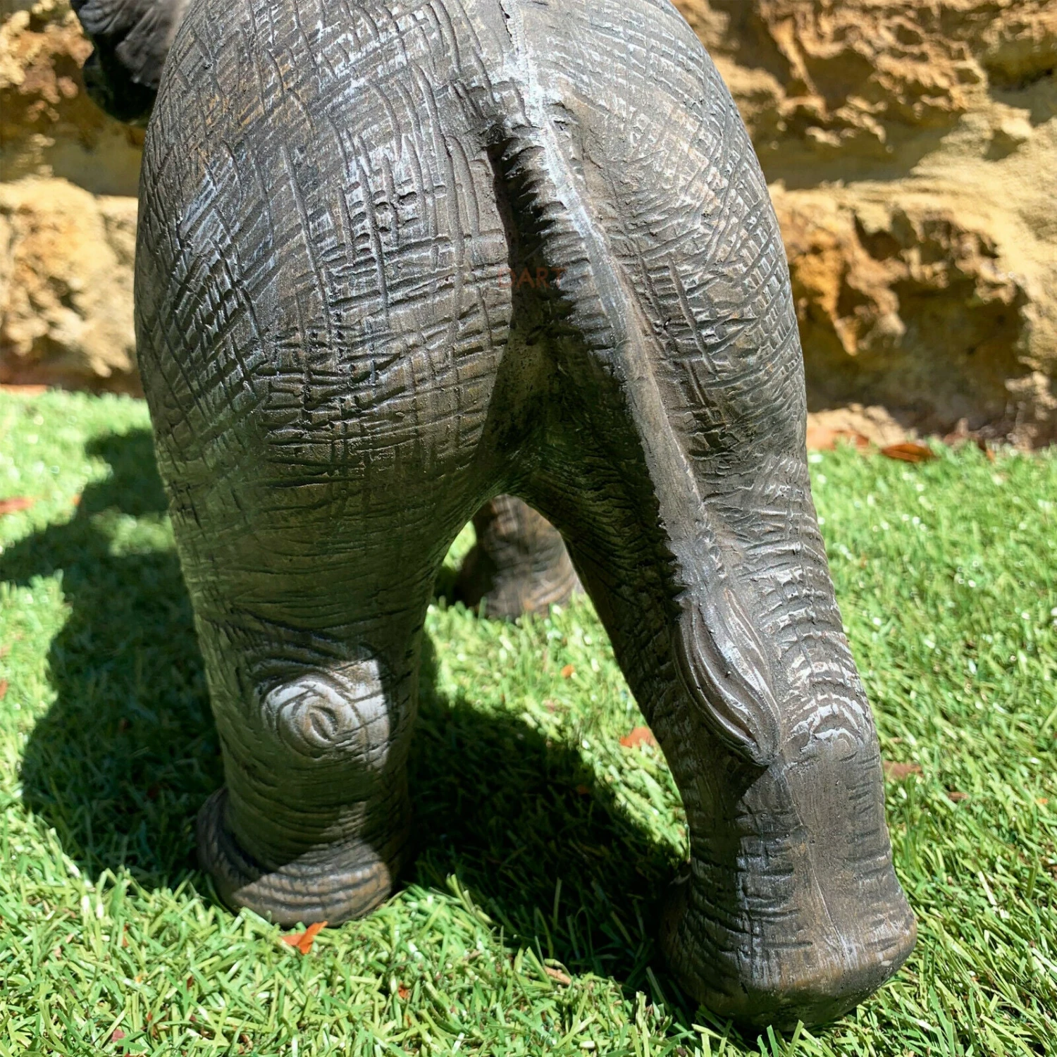 Darthome Limited Grey Lucky Elephant Garden Sculpture Large 42cm 5 Darthome Limited Grey Lucky Elephant Garden Sculpture Large 42cm - Image 5