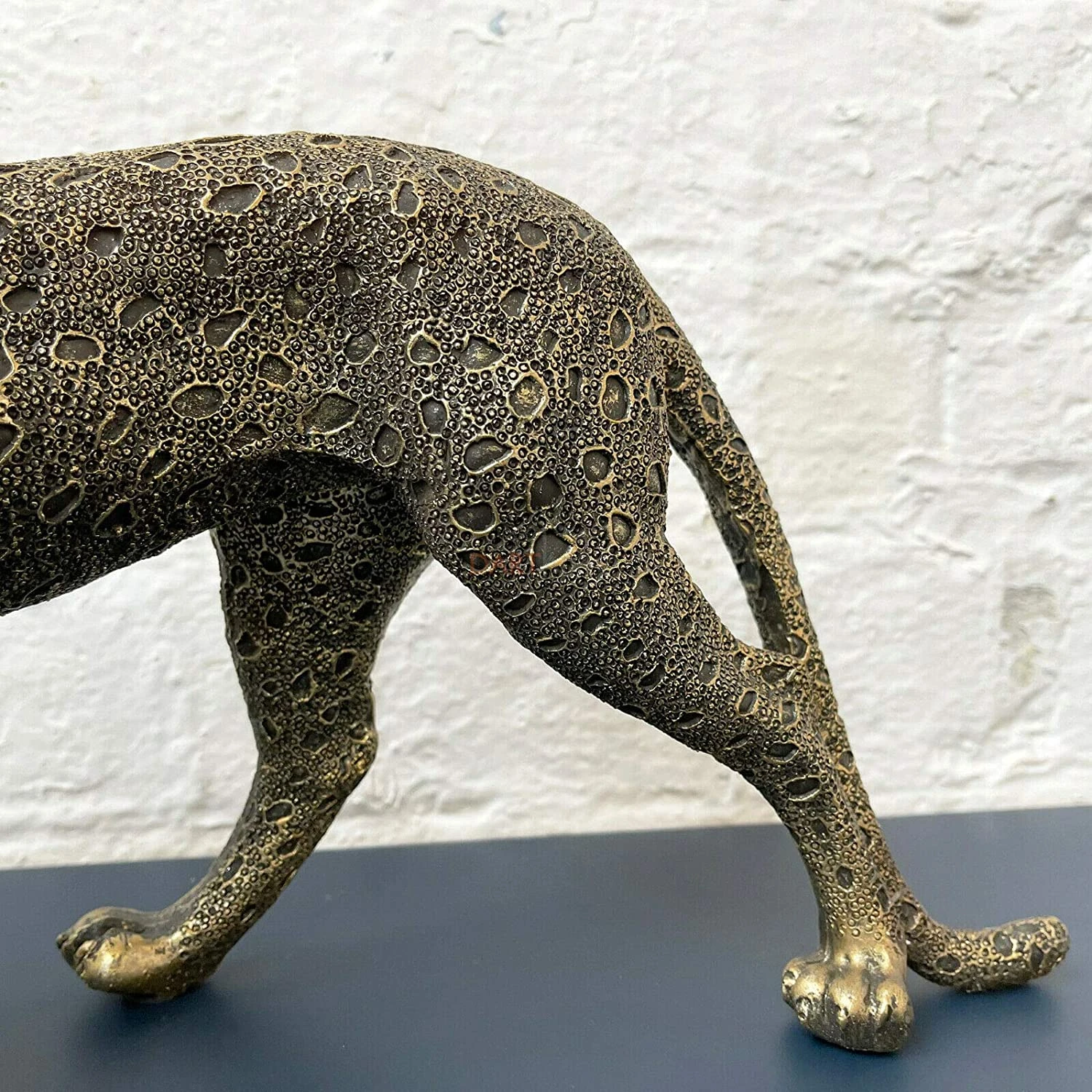 Darthome Limited Gold Spotted Distressed Leopard Ornament 4 Darthome Limited Gold Spotted Distressed Leopard Ornament - Image 4