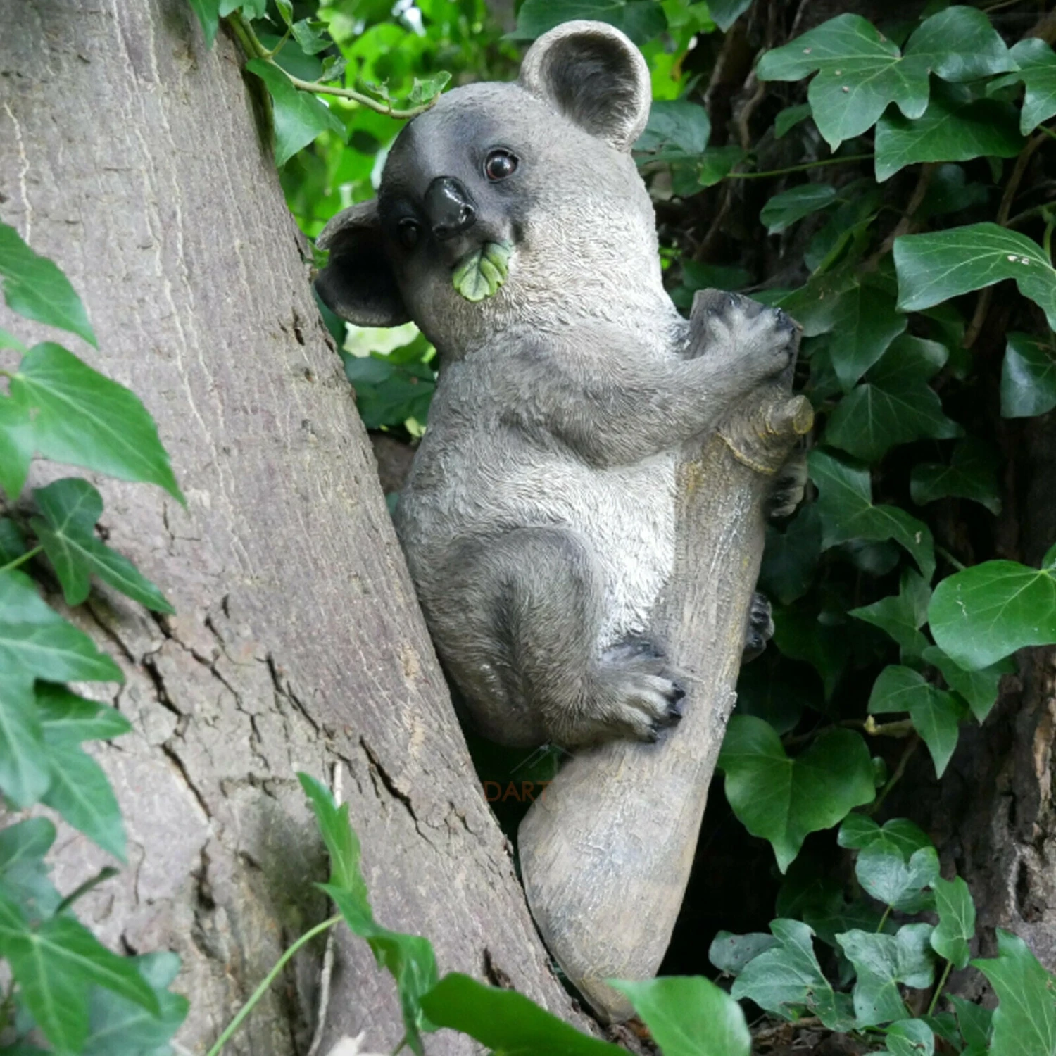Darthome Limited Grey Koala On Branch Garden Ornament 1 Darthome Limited Grey Koala On Branch Garden Ornament
