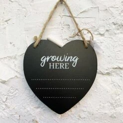 Darthome Limited Growing Here Love Heart Chalkboard