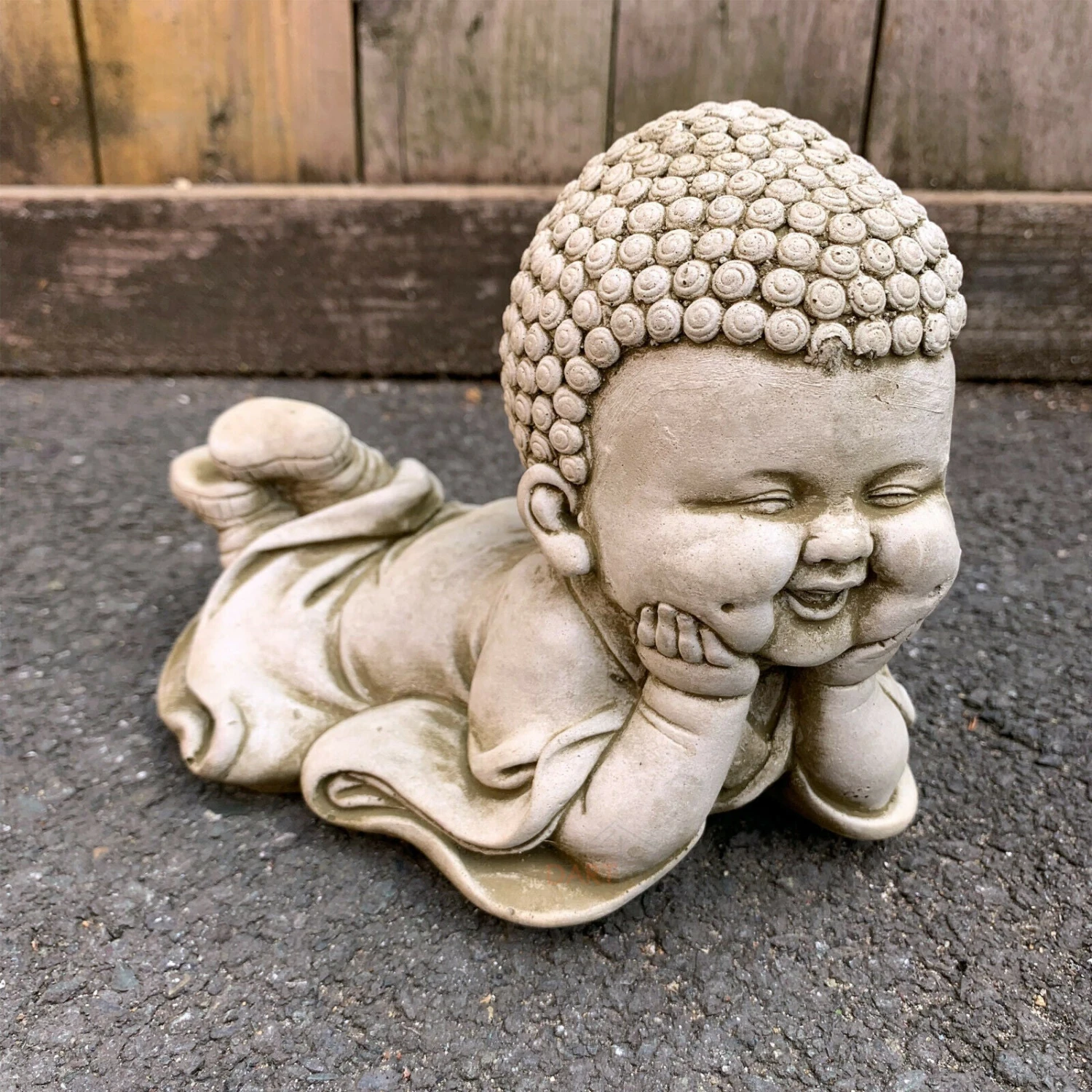 Darthome Limited Stone Lying Baby Buddha Garden Statue 1 Darthome Limited Stone Lying Baby Buddha Garden Statue
