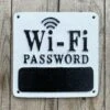 Darthome Limited WiFi Password Cast Iron Wall Sign