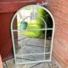 Darthome Limited Verdigris Green Gothic Arched Garden Mirror