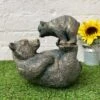 Darthome Limited Resin Playful Bear & Cub Garden Ornament