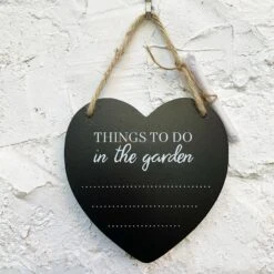 Darthome Limited Hanging 'Things To Do' Love Heart Memo Board Plaque 15cm