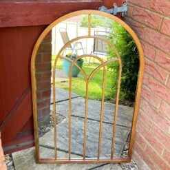 Darthome Limited Copper Arched Garden Mirror 91cm