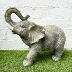 Darthome Limited Grey African Elephant Garden Sculpture