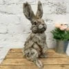 Darthome Limited Wood Effect Hare Sculpture