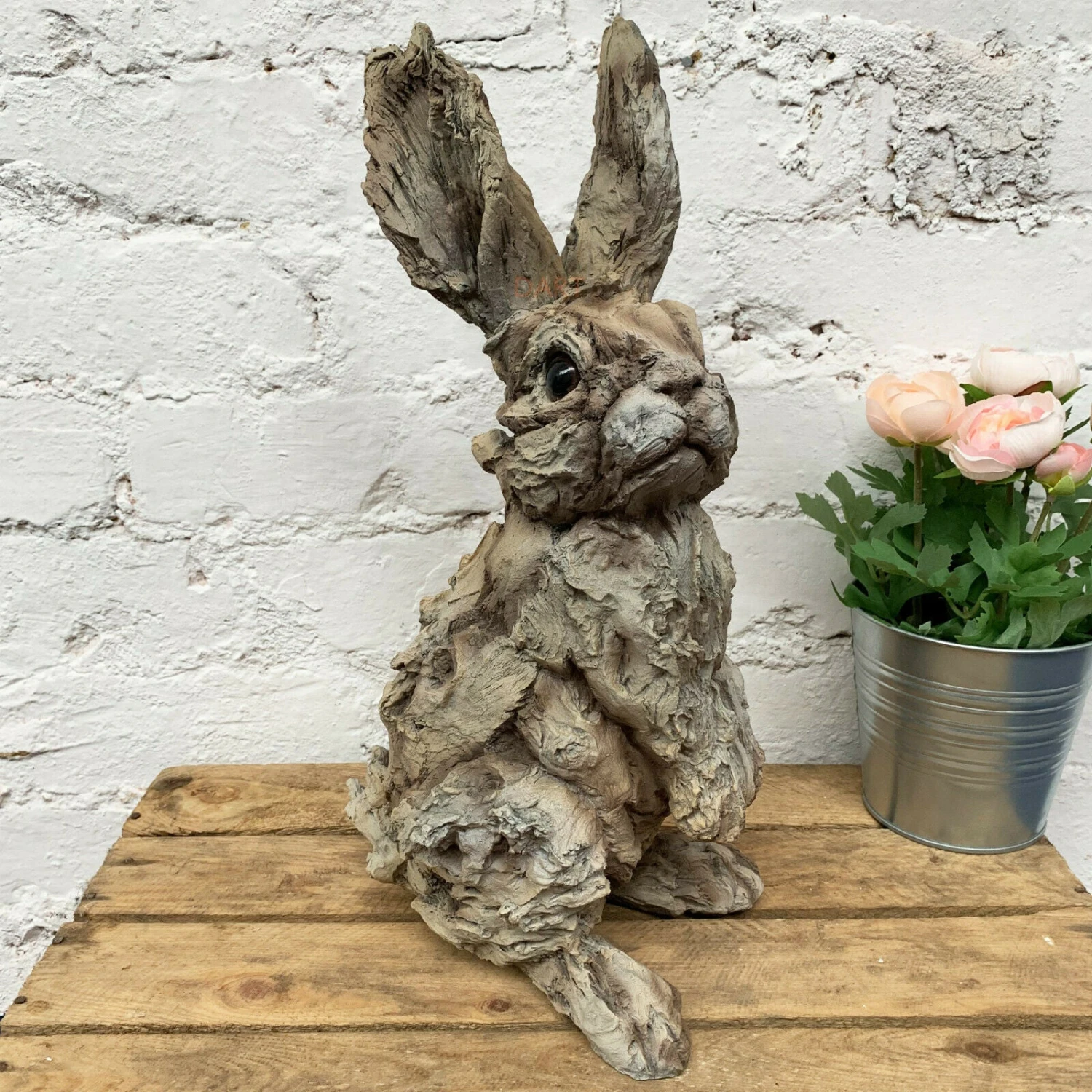 Darthome Limited Wood Effect Hare Sculpture 1 Darthome Limited Wood Effect Hare Sculpture