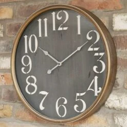 Darthome Limited Industrial Metal Wall Clock 48cm