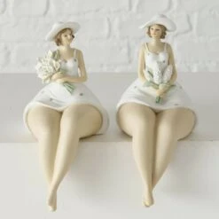 Darthome Limited Resin Natural Women Figurines Set Of 2