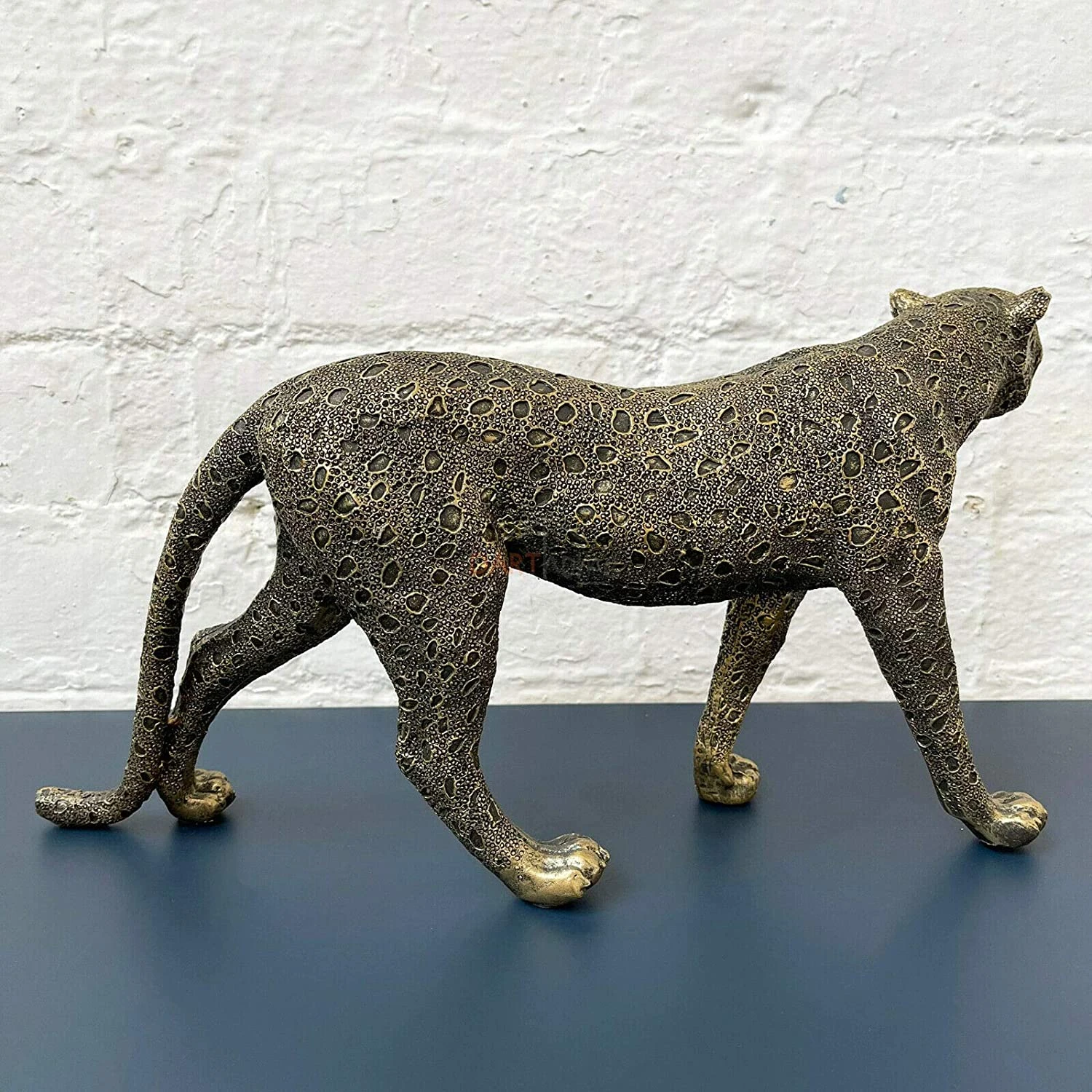 Darthome Limited Gold Spotted Distressed Leopard Ornament 5 Darthome Limited Gold Spotted Distressed Leopard Ornament - Image 5