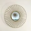 Darthome Limited Gold Wire Metal Caged Wall Mirror