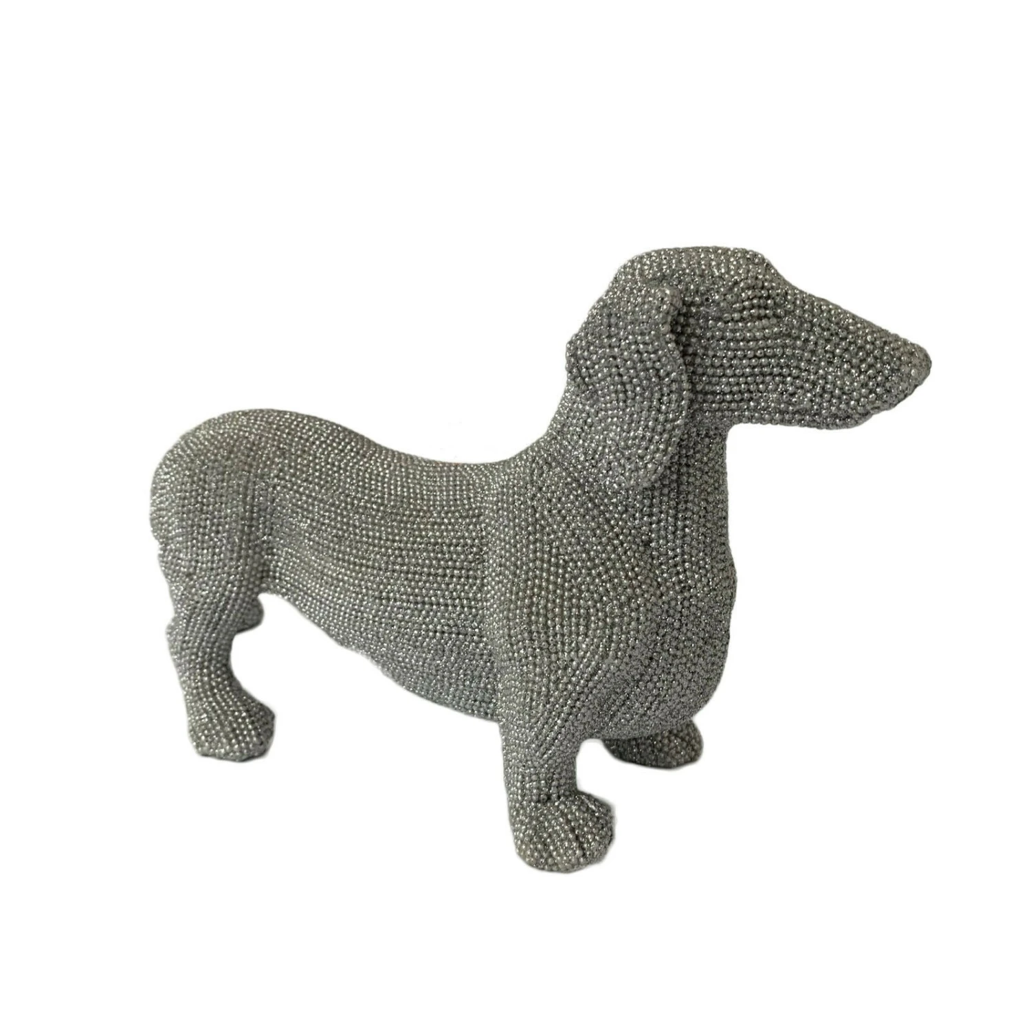 Darthome Limited Silver Glitter Daschund Ornament 2 Darthome Limited Silver Glitter Daschund Ornament - Image 2