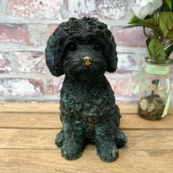 Darthome Limited Sitting Labradoodle Dog Ornament 20cm