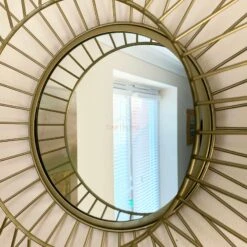 Darthome Limited Gold Wire Metal Caged Wall Mirror -Decor Garden Shop 24 4179689f 78ba 438d 979f b5351279282d