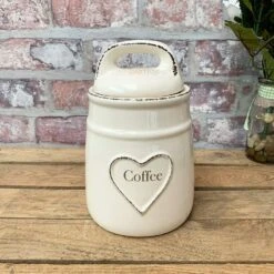 Darthome Limited Love Heart Ceramic Tea Coffee Sugar Canisters Set 6 Darthome Limited Love Heart Ceramic Tea Coffee Sugar Canisters Set -Decor Garden Shop 25 e88d7035 6974 4eb2 9c10 fa130f563aa7