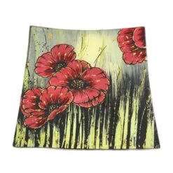 Darthome Limited Red Poppy Decorative Plate -Decor Garden Shop 29copy