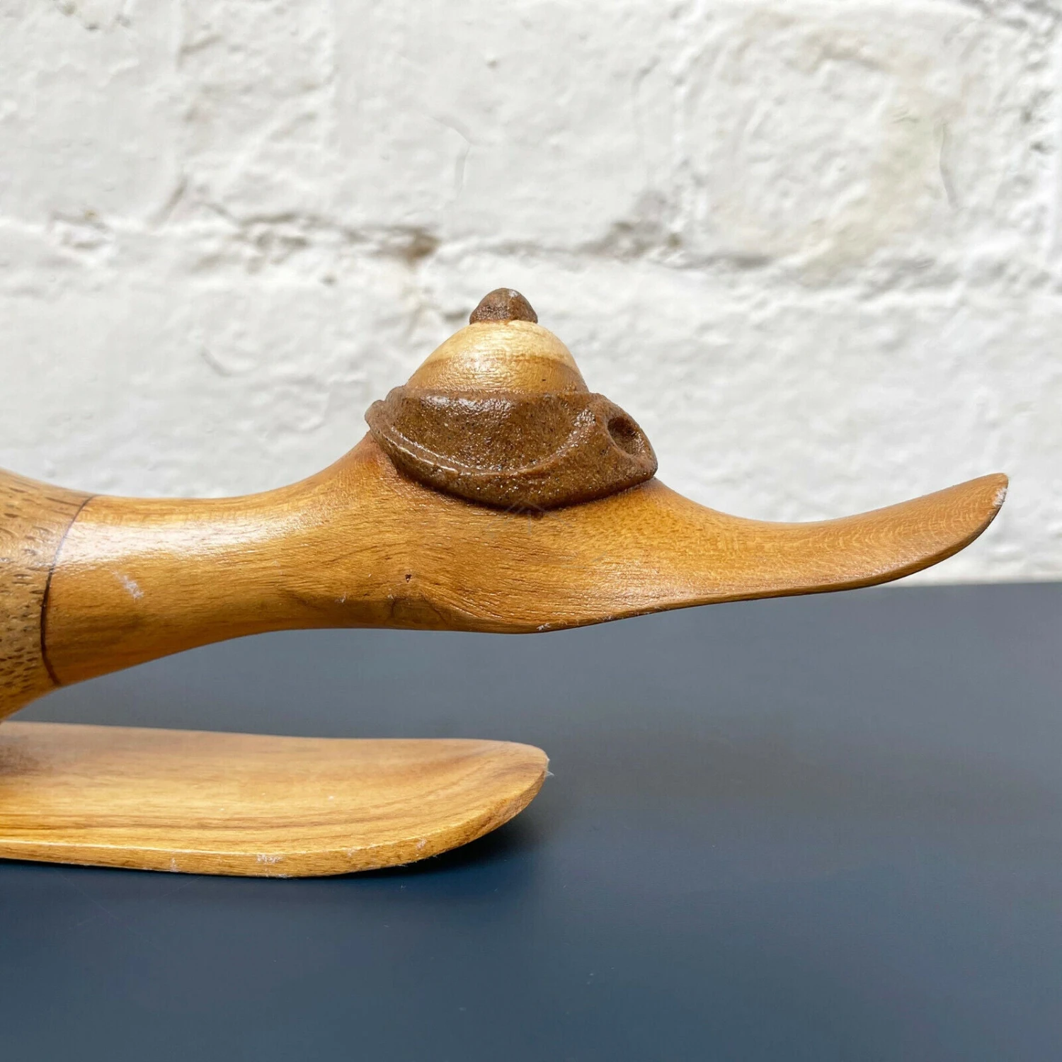 Darthome Limited Wooden Snowboarding Duck Ornament 36cm 2 Darthome Limited Wooden Snowboarding Duck Ornament 36cm - Image 2