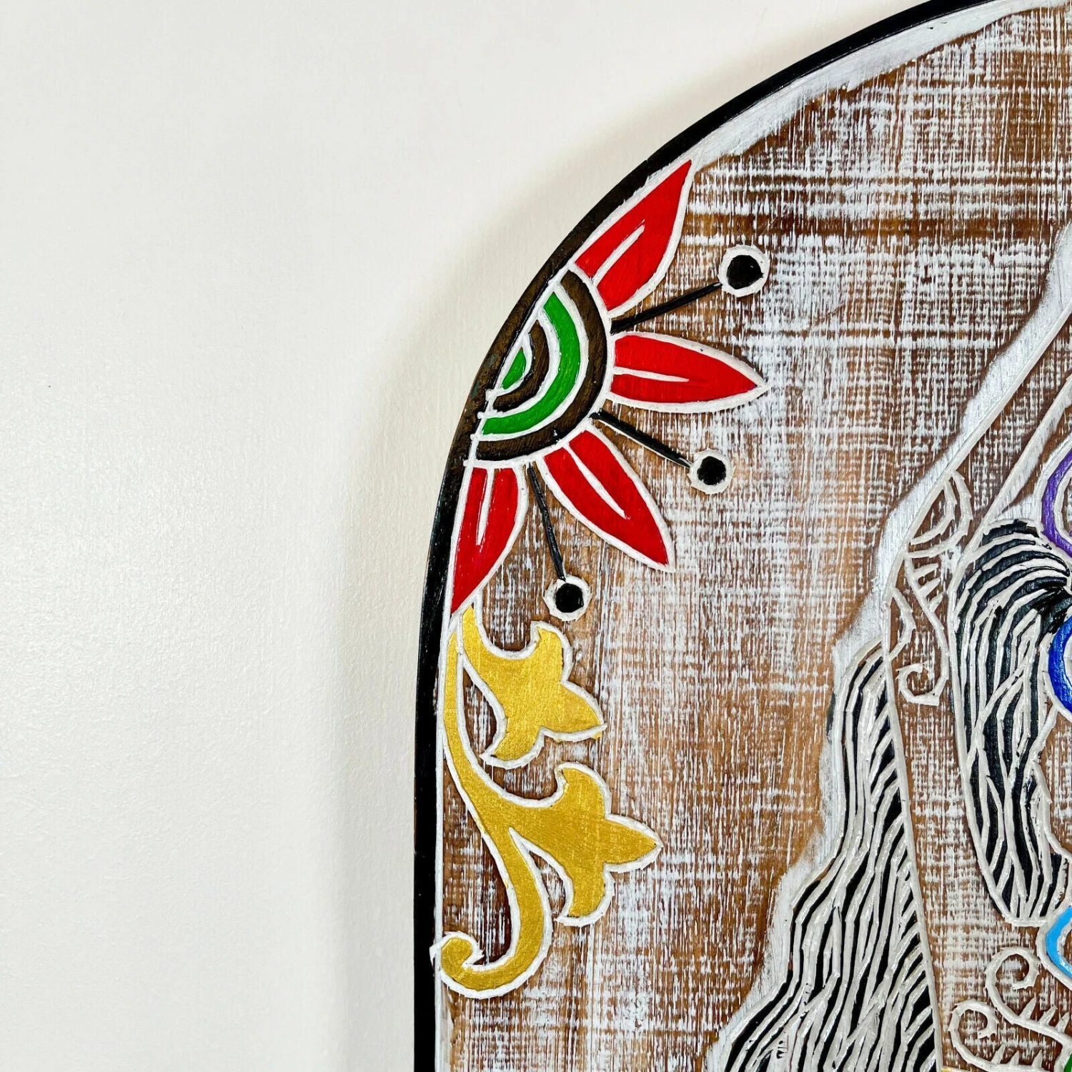 Darthome Limited Arch Chakra Wooden Wall Plaque 3 Darthome Limited Arch Chakra Wooden Wall Plaque - Image 3