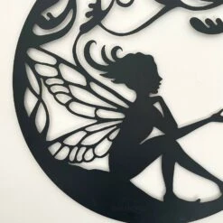 Darthome Limited Black Sitting Fairy Silhouette Garden Wall Art -Decor Garden Shop 2 dd8c7519 b46d 4e52 847f 3a1700947381