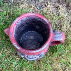 Darthome Limited Cement Red Jug Hedgehog Planter -Decor Garden Shop 30 75f050f8 d0ea 491c 8086 9031b46ad656