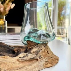 Darthome Limited Double 10cm Molten Glass Bowls Tree Root Stand -Decor Garden Shop 32 04f2374e ea6b 4f8f a396 67848d8c179e