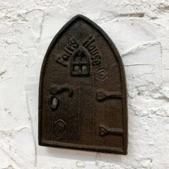 Darthome Limited Cast Iron Fairy Door Wall Plaque 14cm