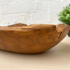 Darthome Limited Teak Root Long Bowl 45cm -Decor Garden Shop 36 7e4ddd39 97aa 4abf abb6 597e8b215d5d
