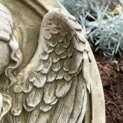 Darthome Limited Round Stone Angel Wall Plaque -Decor Garden Shop 36 db8793ae 65a2 4e6f ab35 3ebccdcb3779