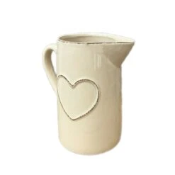 Darthome Limited Ceramic Heart Jug Vase -Decor Garden Shop 38copy