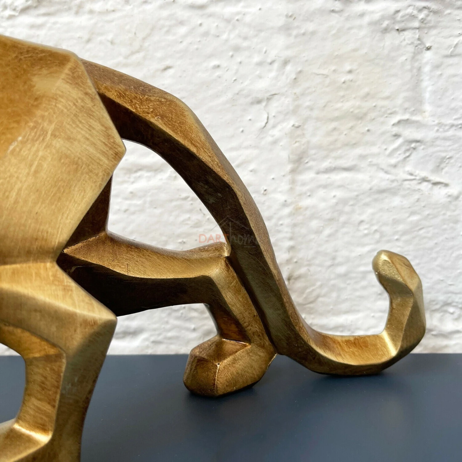 Darthome Limited Geometric Gold Leopard Ornament 46cm 4 Darthome Limited Geometric Gold Leopard Ornament 46cm - Image 4