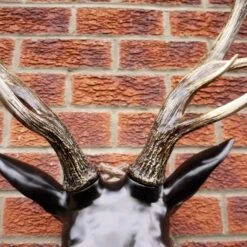 Darthome Limited Extra Large Glossy Black Stags Wall Head -Decor Garden Shop 3 9490949f 5b56 408f a247 c26ea4b80b2f 1