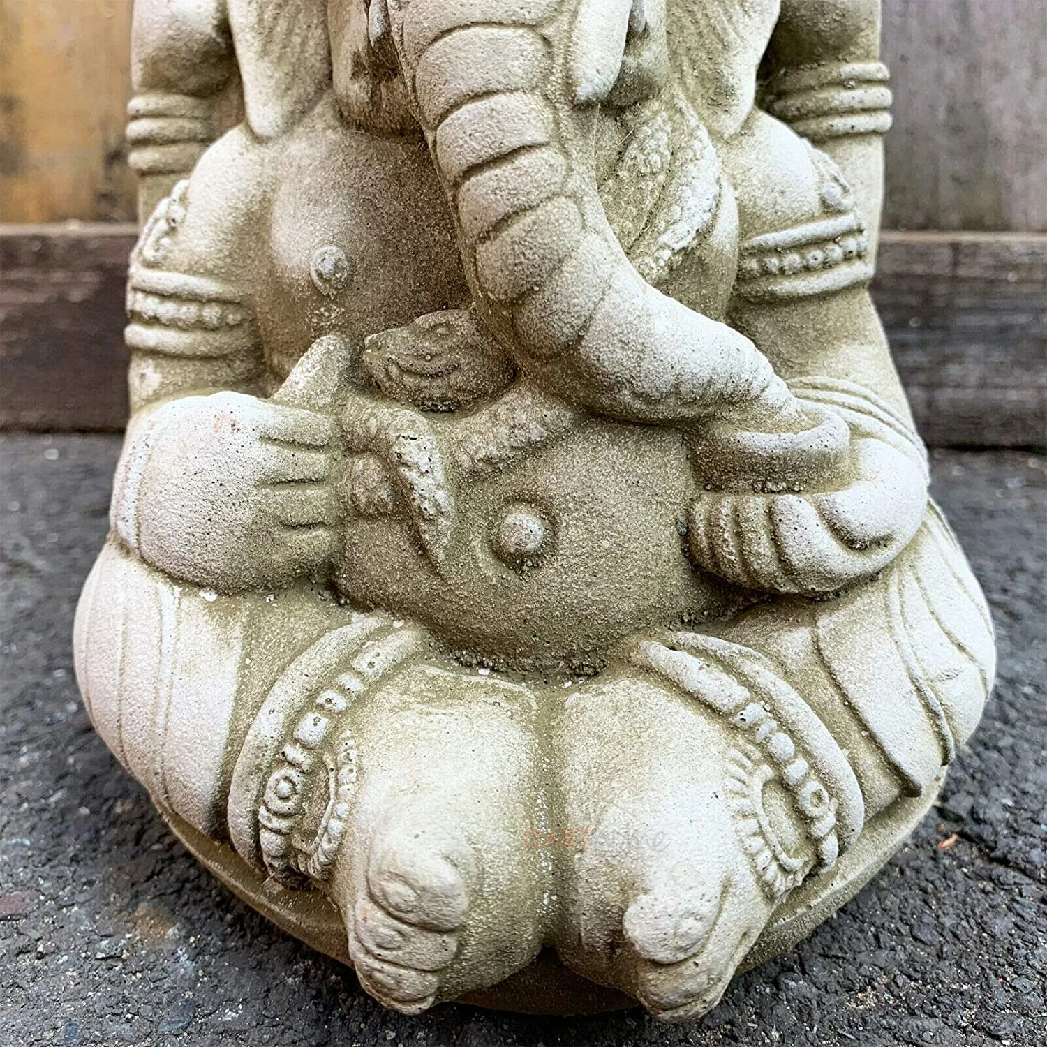 Darthome Limited Stone Ganesh Elephant Garden Sculpture 3 Darthome Limited Stone Ganesh Elephant Garden Sculpture - Image 3
