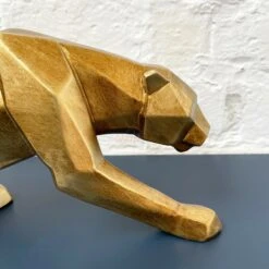 Darthome Limited Geometric Gold Leopard Ornament 46cm -Decor Garden Shop 43 4739149b 1d3e 499e 8841 3ec92eedcb64 1
