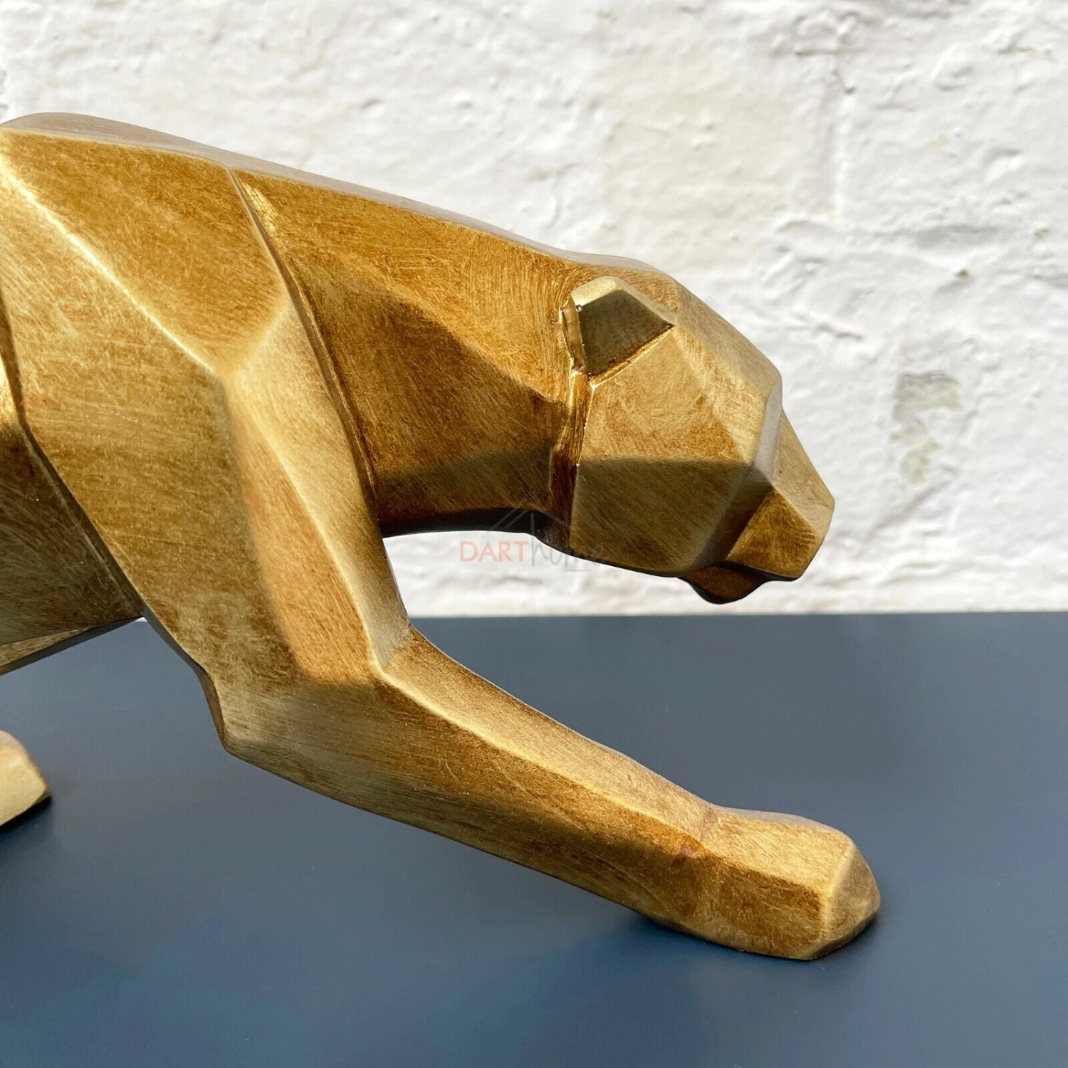 Darthome Limited Geometric Gold Leopard Ornament 46cm 8 Darthome Limited Geometric Gold Leopard Ornament 46cm - Image 8