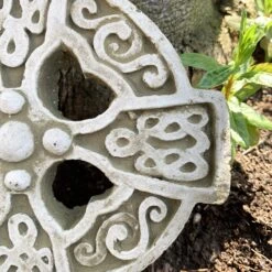 Darthome Limited Stone Round Ancient Celtic Cross Wall Hanging Tile Plaque 17cm -Decor Garden Shop 47 618fd216 ba68 43ab a8b0 555b6b48759b