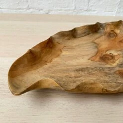 Darthome Limited Teak Root Wood Flat Leaf Shaped Bowl 39cm -Decor Garden Shop 49 bfa31e62 114f 4d2b 863b 51b35be88fc9