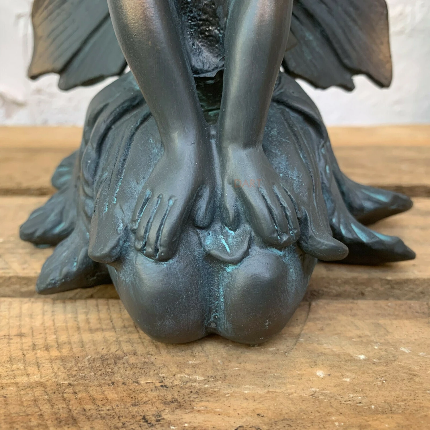 Darthome Limited Bronze Resin Flower Fairy Girl Ornament C 2 Darthome Limited Bronze Resin Flower Fairy Girl Ornament C - Image 2