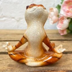 Darthome Limited Ceramic Sitting Yoga Ginger Cat Novelty Sculpture 9 Darthome Limited Ceramic Sitting Yoga Ginger Cat Novelty Sculpture -Decor Garden Shop 59 43493117 b33e 4ab7 b5b4 b7f5b52741df 1